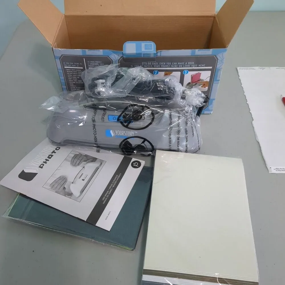 YOURSTORY Photo Personal Bookbinding Kit NIB Make your own 4x6 or 5x7 book